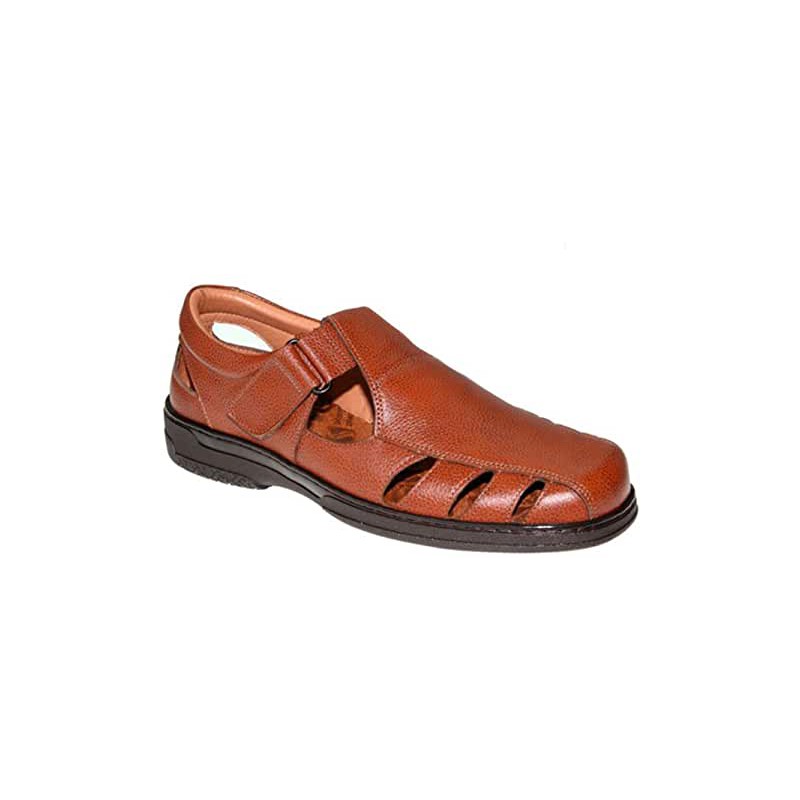 PRIMOCK ALL NATURAL LEATHER SANDAL IN LEATHER.