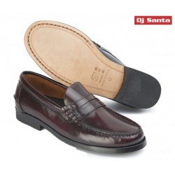 DJ SANTA CASTILIAN M-4026 IN BORDEAUX FLOR ANTIC LEATHER.