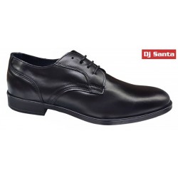 DJ SANTA 4032: LACE SHOE VERY COMFORTABLE LEATHER IN BLACK.