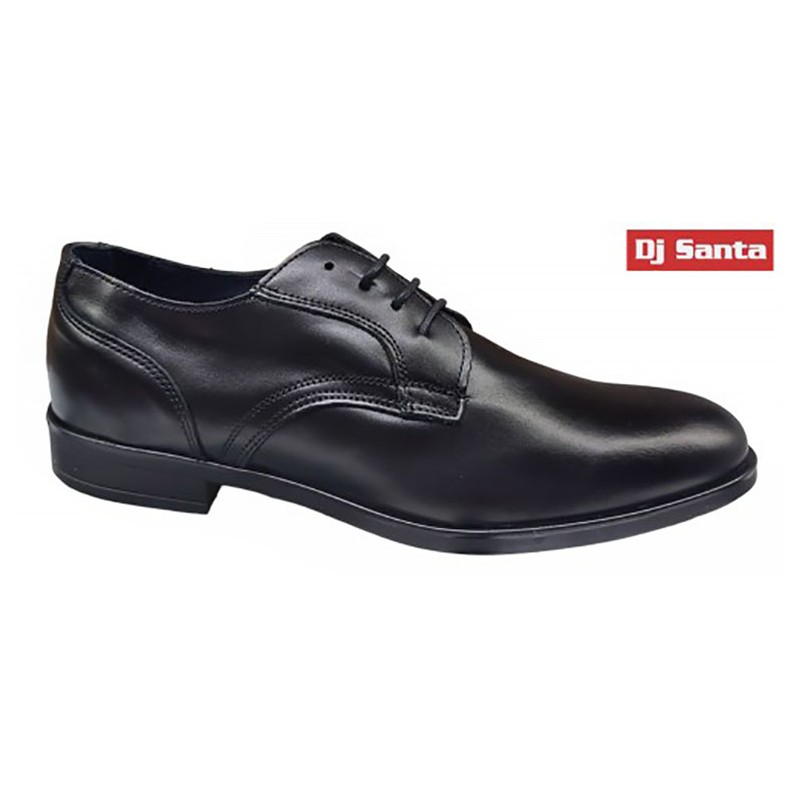 DJ SANTA 4032: LACE SHOE VERY COMFORTABLE LEATHER IN BLACK.