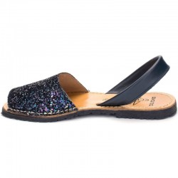 MENORQUINA 275 GLITTER NEGRO: