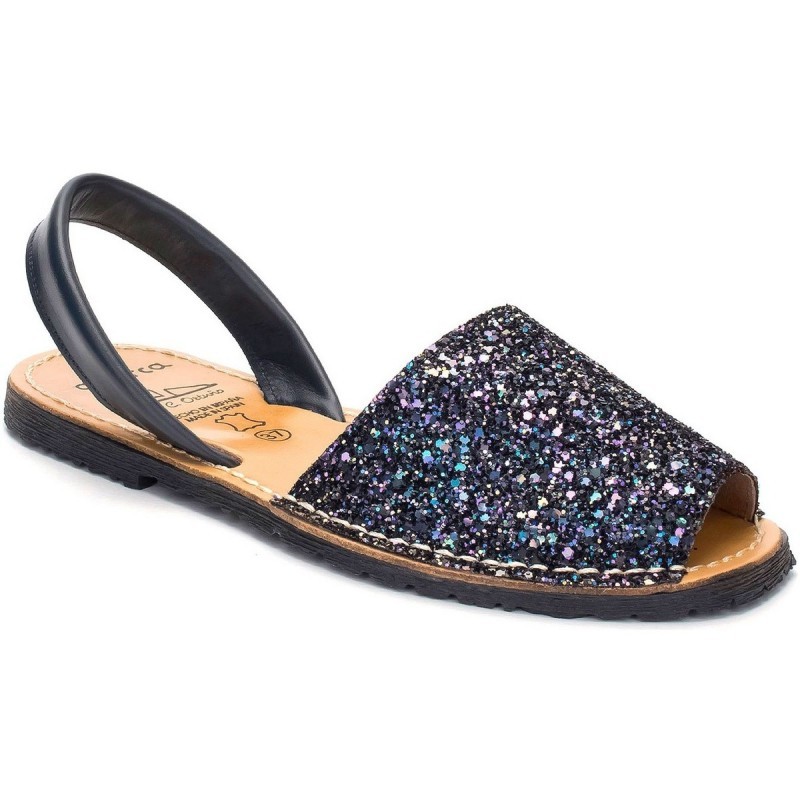 MENORQUINA 275 GLITTER NEGRO: