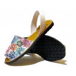MENORQUINA 505AV MULTICOLOR NATURAL LEATHER.