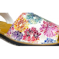 MENORQUINA 505AV MULTICOLOR NATURAL LEATHER.