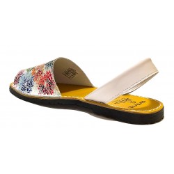 MENORQUINA 505AV MULTICOLOR NATURAL LEATHER.