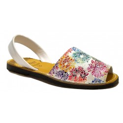 MENORQUINA 505AV MULTICOLOR NATURAL LEATHER.