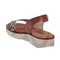 M: 7733 YOUNG LADY SANDAL NATURAL LEATHER.