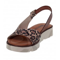 M: 7733 YOUNG LADY SANDAL NATURAL LEATHER.