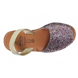 MENORCAN AVARCA MULTICOLOR GLITTER M: 3275AV