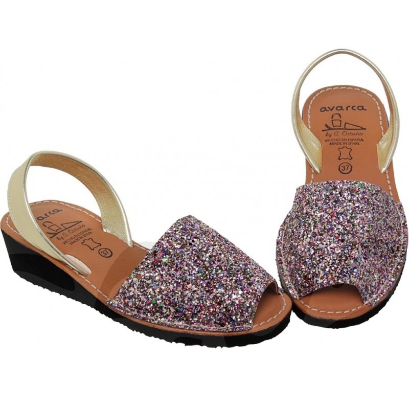 MENORCAN AVARCA MULTICOLOR GLITTER M: 3275AV