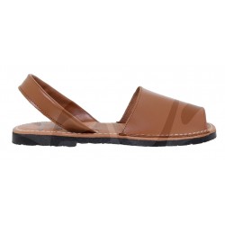 MENORQUINA AVARCA: 2201AV FLAT SANDAL LADY LEATHER.